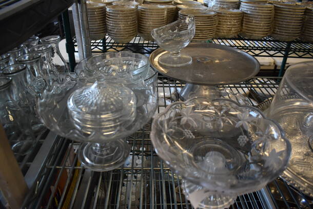 ALL ONE MONEY! Tier Lot of Various Items Including Glass Items  - Image 5 of 8