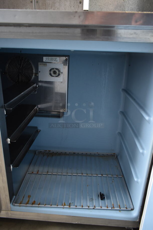 2015 Delfield UC4048-STAR Stainless Steel Commercial 2 Door Undercounter Cooler. 115 Volts, 1 Phase. Tested and Powers On But Does Not Get Cold - Image 2 of 4