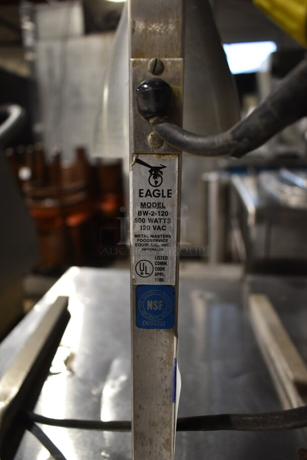 Eagle BW-2-120 Stainless Steel Commercial Countertop Heat Lamp. 120 Volts, 1 Phase. Cannot Test Due To Missing Bulb - Image 4 of 4