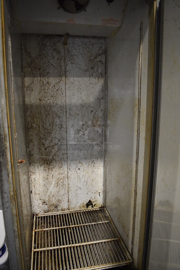 Beverage Air Model KF24-1AS Stainless Steel Commercial Single Door Reach In Freezer on Commercial Casters. 115 Volts, 1 Phase. 25.5x32x83. Tested and Powers On But Does Not Get Cold - Image 3 of 5