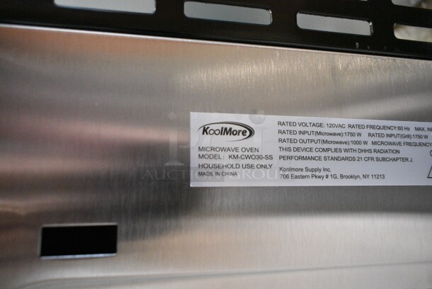 BRAND NEW SCRATCH AND DENT! KoolMore KM-CWO30-SS 30 in. Built-in Microwave with Convection Oven and Air Fryer. 120 Volts, 1 Phase.  - Image 11 of 11