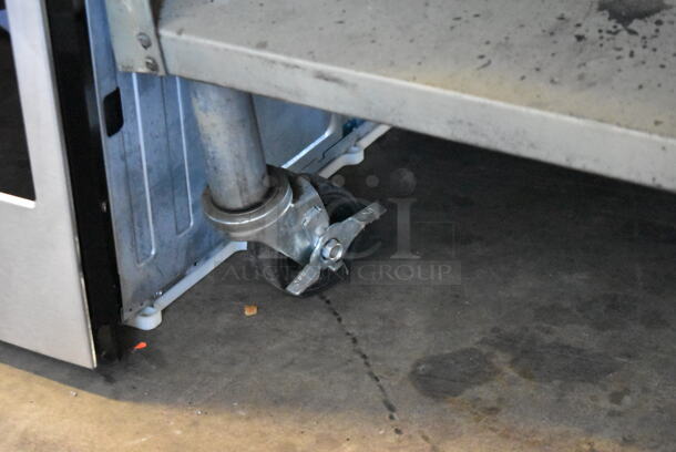 Stainless Steel Commercial Floor Style 4 Well Steam Table w/ Under Shelf on Commercial Casters. - Image 6 of 6