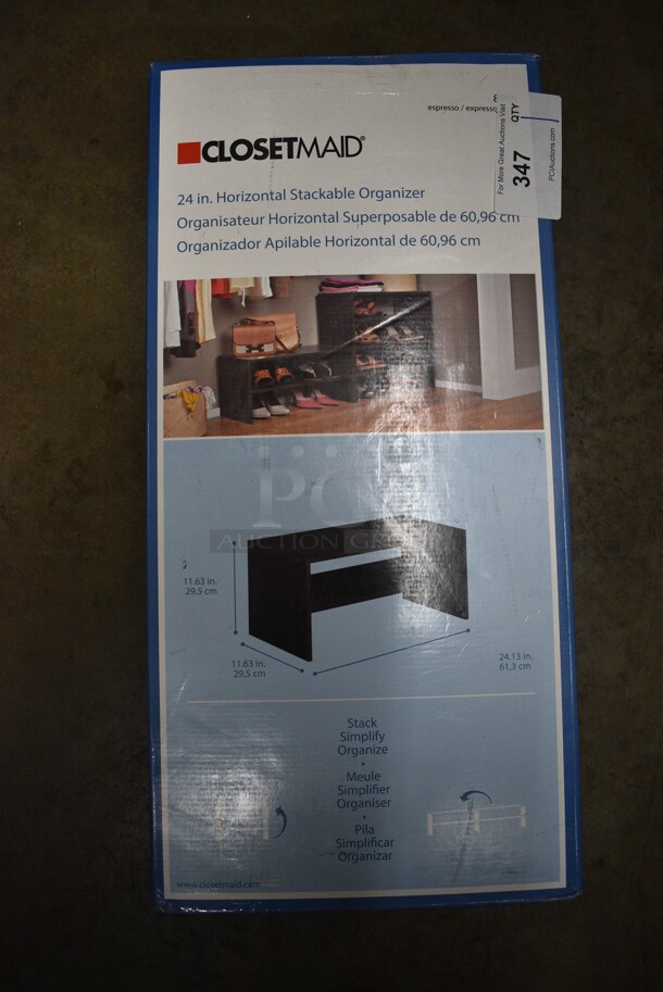 BRAND NEW IN BOX! ClosetMaid Wood Pattern Shoe Rack - Image 1 of 5
