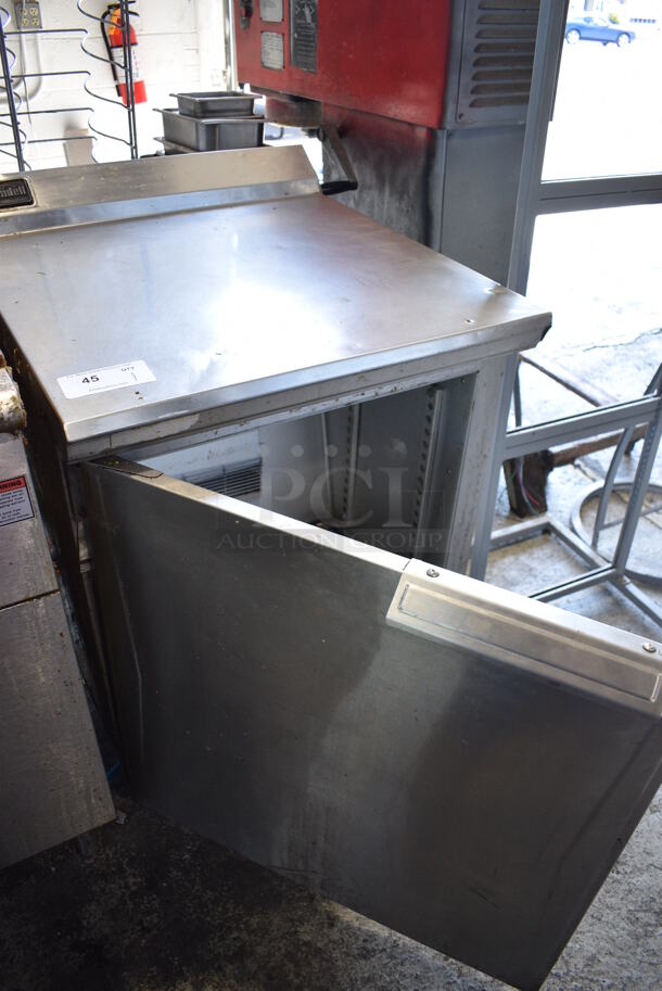 Randell Stainless Steel Commercial Single Door Work Top Cooler. Door Does Not Stay Closed. 27x30x39. Tested and Working! - Image 2 of 6