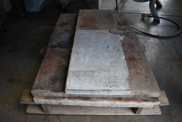 Blodgett 1060B Stainless Steel Commercial Propane Gas Powered Single Deck Pizza Oven w/ Cooking Stones on Metal Legs. 78x45x63 - Image 7 of 9