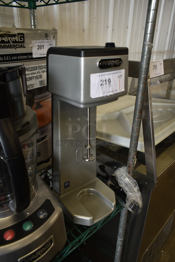 Waring WDM120SW Metal Commercial Countertop Single Head Drink Mixer. 120 Volts, 1 Phase. Tested and Working! - Image 3 of 6