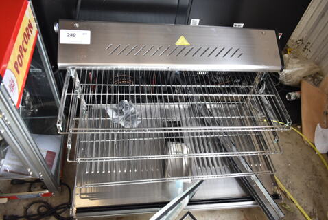 BRAND NEW SCRATCH AND DENT! ServIt 423HDM36SA Stainless Steel Commercial Countertop Display Case. See Pictures for Damage. Tested and Working!
