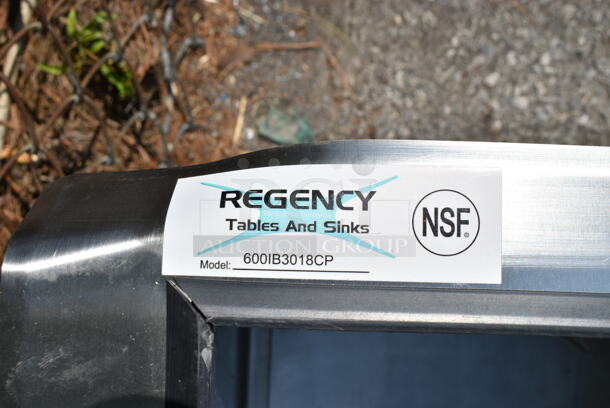 BRAND NEW SCRATCH AND DENT! Regency 600IB3018CP 18" x 30" Stainless Steel Drop-In Ice Bin with 7 Circuit Post-Mix Cold Plate. No Lid.  - Image 5 of 5