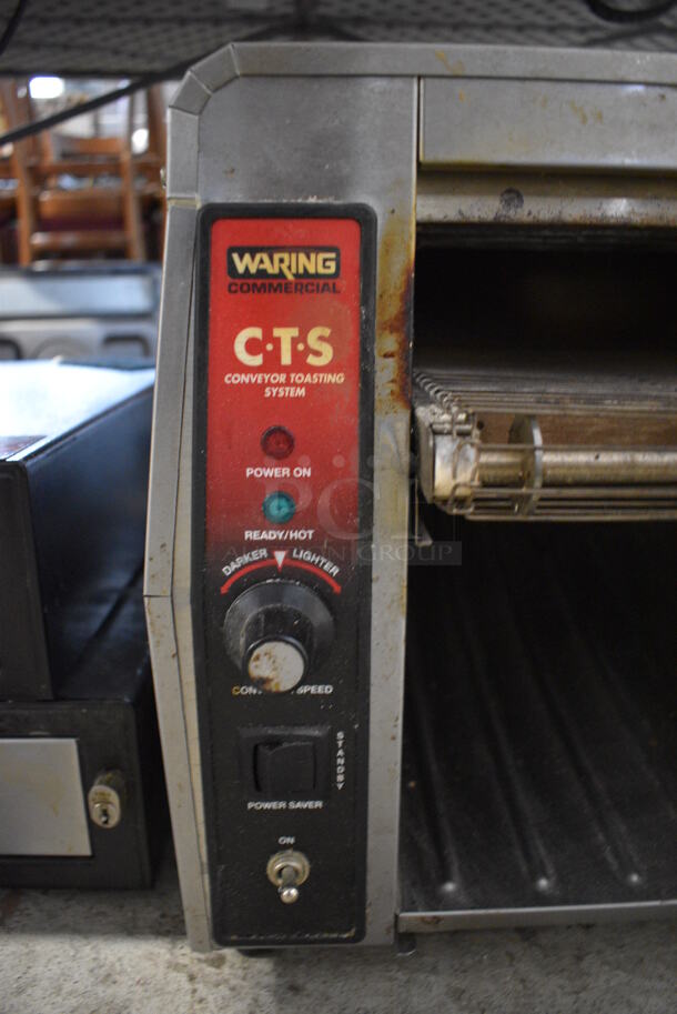 Waring Model CTS1000 Stainless Steel Commercial Countertop Conveyor Toaster Oven. 120 Volts, 1 Phase. 16x16x13. Tested and Working! - Image 4 of 5