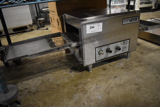 Star Holman 210HX-401 Stainless Steel Commercial Countertop Electric Powered Conveyor Pizza Oven. 120 Volts, 1 Phase. 48x16x14 - Image 4 of 5