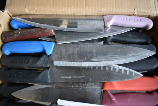 45 SHARPENED Stainless Steel Knives Including Chef Knives. 45 Times Your Bid! - Image 4 of 5