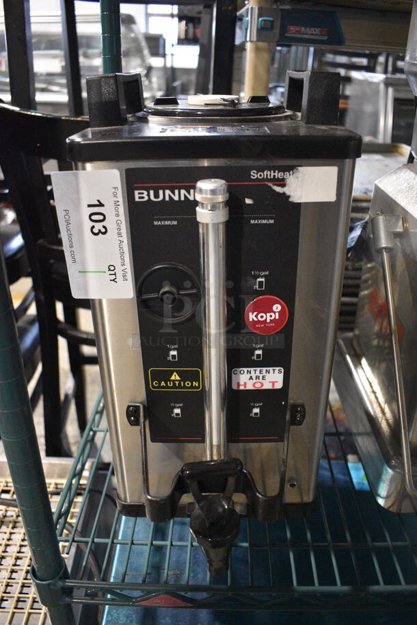 2015 Bunn Model SH SERVER Stainless Steel Commercial Coffee Satellite Server. 9x15x17