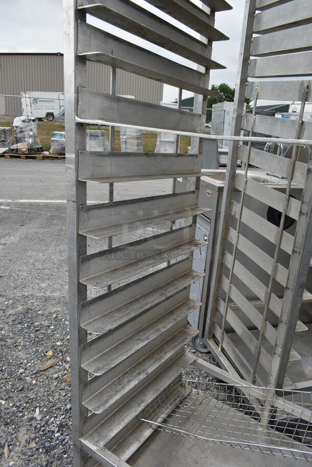 Metal Commercial Pan Transport Rack on Commercial Casters. - Image 3 of 4