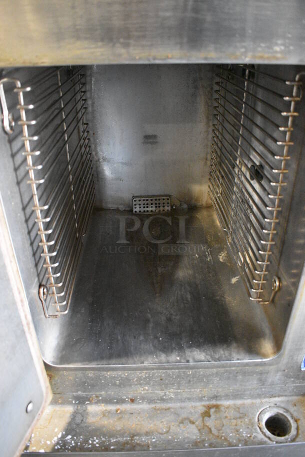 Cleveland Stainless Steel Commercial Natural Gas Powered 2 Deck Steam Cabinet. 24x38x65 - Image 6 of 6