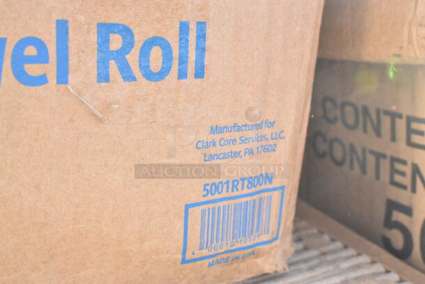 26 BRAND NEW Boxes Including Dart 60HT1 White Foam Hinged Lid Container 6" x 6" x 3" - 500/Case, 346WSNM Choice Medium Weight White Wrapped Plastic Spork and Napkin Kit - 1000/Case, Solo 626NSL Prima PET Plastic Cold Cup Strawless Lid - 1000/Case, 433NHT202 Choice 1/5 Large Size Black "Thank You" Script Heavy-Duty Plastic T-Shirt Bag - 400/Case, 5001RT800N Lavex 8" Natural Kraft Hardwound Paper Towel, 800 Feet / Roll - 6/Case, 2 Box 129MCS28B Choice 28 oz. Black Rectangular Microwavable Heavy Weight Container with Lid 8 3/4" x 6 1/4" x 1 3/4" - 150/Case, 500CC20 Choice Clear PET Customizable Plastic Cold Cup - 20 oz. - 600/Case, 5002WRAPNAP Choice WrapNap White 1/4 Fold 2-Ply Dinner Napkin 16" x 16" - 3000/Case, 500CC20 Choice Clear PET Customizable Plastic Cold Cup - 20 oz. - 600/Case, 795PTOWHT4 Choice White Microwavable Folded Paper #4 Take-Out Container 7 3/4" x 5 1/2" x 3 1/2" - 160/Case, Dart 95HT1R 9 1/2" x 9" x 3" White Foam Square Take Out Container with Hinged Lid, 130ROLLKFSGC Visions 18" x 15 1/2" Pre-Rolled Linen-Feel White Napkin and Classic Heavy Weight Gold Plastic Cutlery Set - 100/Case, 500CC24PLA EcoChoice 24 oz. PLA Compostable Plastic Cold Cup - 600/Case, 795PTOWHT4 Choice White Microwavable Folded Paper #4 Take-Out Container 7 3/4" x 5 1/2" x 3 1/2" - 160/Case. 26 Times Your Bid!  - Image 9 of 12