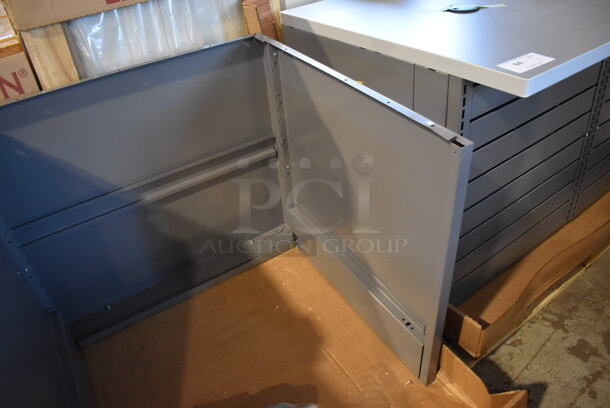 BRAND NEW! Royston 62101713-004 Gray Metal Frame for Cabinet. 30x29x27 - Image 5 of 5