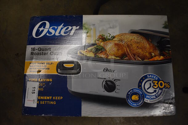 BRAND NEW IN BOX! Oster 18 Quart Roaster Oven.
