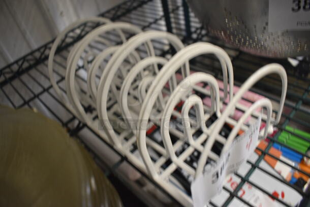 4 White Metal Napkin Holders. 6x2.5x4.5. 4 Times Your Bid! - Image 2 of 2