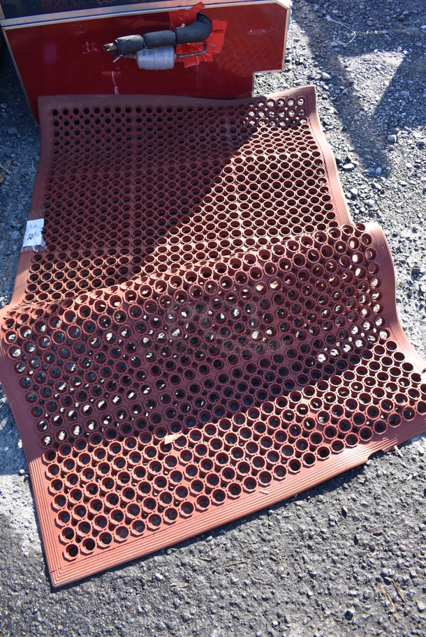 Orange Anti Fatigue Floor Mat. 60x36 - Image 3 of 3