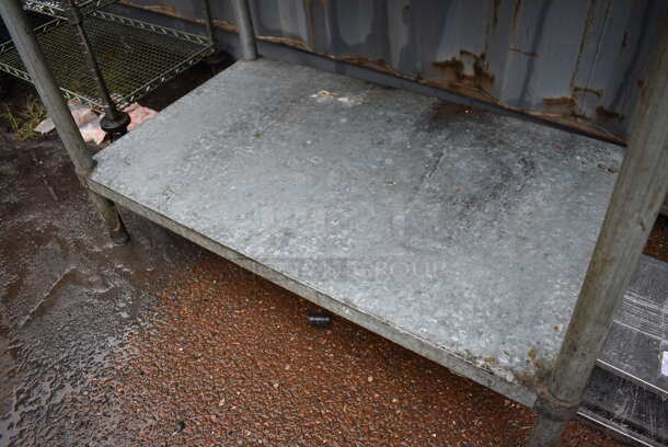Stainless Steel Commercial Table w/ Metal Under Shelf. 48x30x34 - Image 3 of 3