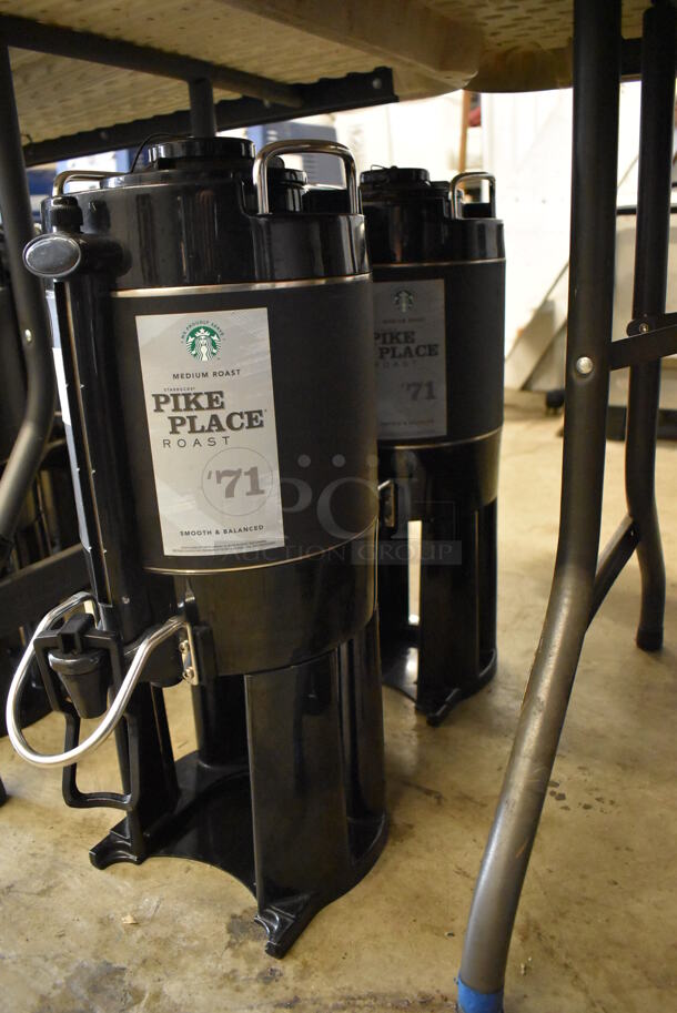2 Black Poly Coffee Satellite Dispensers. 9.5x13x22.5. 2 Times Your Bid! - Image 2 of 6