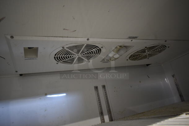 2014 True TG2R-2S ENERGY STAR Stainless Steel Commercial 2 Door Reach In Cooler w/ Poly Coated Racks on Commercial Casters. 115 Volts, 1 Phase. Tested and Working! - Image 6 of 8