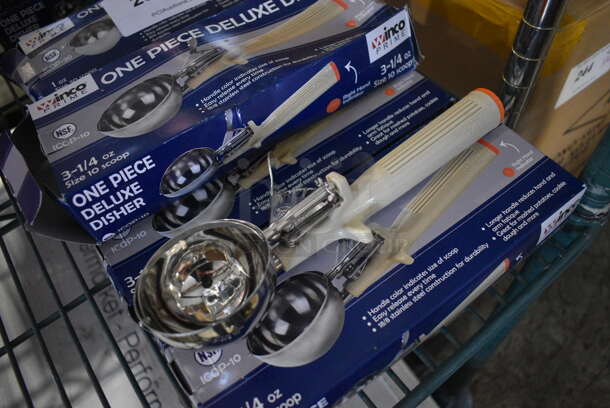 4 BRAND NEW SCRATCH AND DENT! Winco 3-1/4" Scoopers. 9". 4 Times Your Bid! - Image 2 of 3