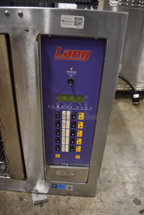 Lang ECOH-PP208BK Commercial Stainless Steel Electric Convection Oven With Steel Racks. 208V,1/3 Phase. - Image 5 of 7