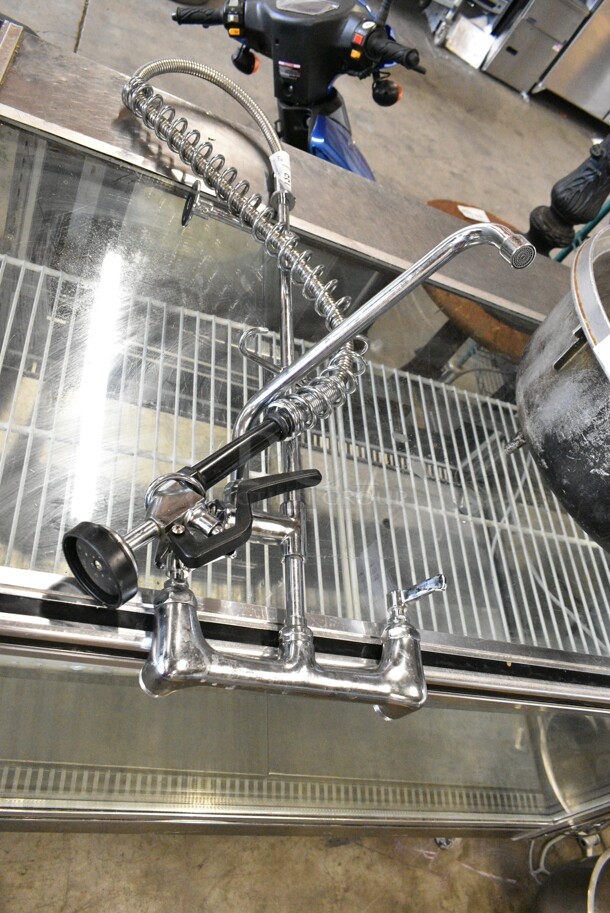 Faucet w/ Handles and Spray Nozzle Attachment.  - Image 1 of 5