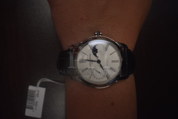 BRAND NEW IN BOX! Frederique Constant Geneve Slimline Moonphase FC-705V4S4 Watch - Image 2 of 8