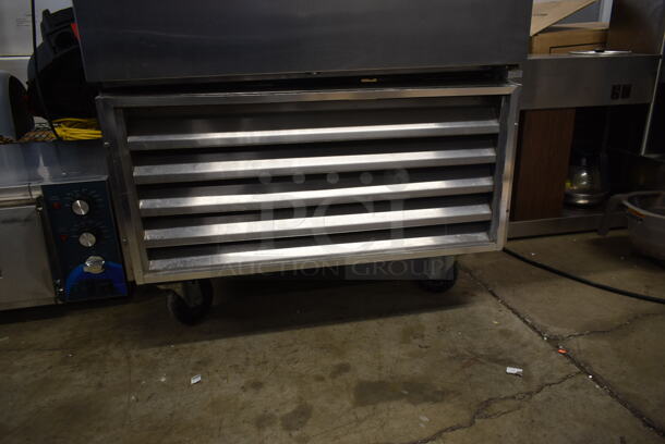 True T-23 Stainless Steel Commercial Single Door Reach In Cooler w/ Poly Coated Racks on Commercial Casters. 115 Volts, 1 Phase. Tested and Powers On But Does Not Get Cold - Image 2 of 5