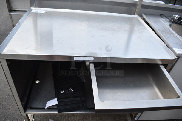 Stainless Steel Cart w/ Under Shelf on Commercial Casters. Does Not Include Contents.  - Image 3 of 6
