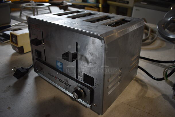 Avatoast Model CT-100 Stainless Steel Commercial Countertop 4 Slot Toaster. 208 Volts, 1 Phase. 12x10x9.5 - Image 4 of 5