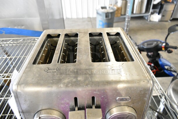 Cuisinart CPT-640 Metal Countertop 4 Slot Toaster. 120 Volts, 1 Phase.  - Image 4 of 5