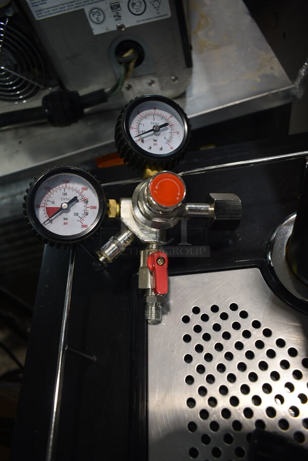 LIKE NEW! Nostalgia KRS-2100 Metal Direct Draw Kegerator w/ Beer Tower, Coupler and Keg on Commercial Casters. 115 Volts, 1 Phase. Tested and Working! - Image 3 of 12
