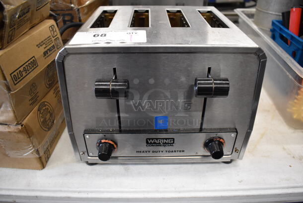 Waring WCT800 Stainless Steel Commercial Countertop 4 Slot Toaster Oven. 120 Volts, 1 Phase. 12x13x9.5 - Image 2 of 6