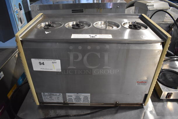 Crathco E47/E49-4 Stainless Steel Commercial Countertop Refrigerated Beverage Machine Base. 115 Volts, 1 Phase. 20.5x12x14.5. Tested and Working!