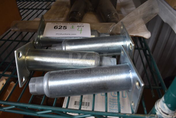 ALL ONE MONEY! Lot of 4 Metal Legs! 3.5x2.5x6 - Image 3 of 3