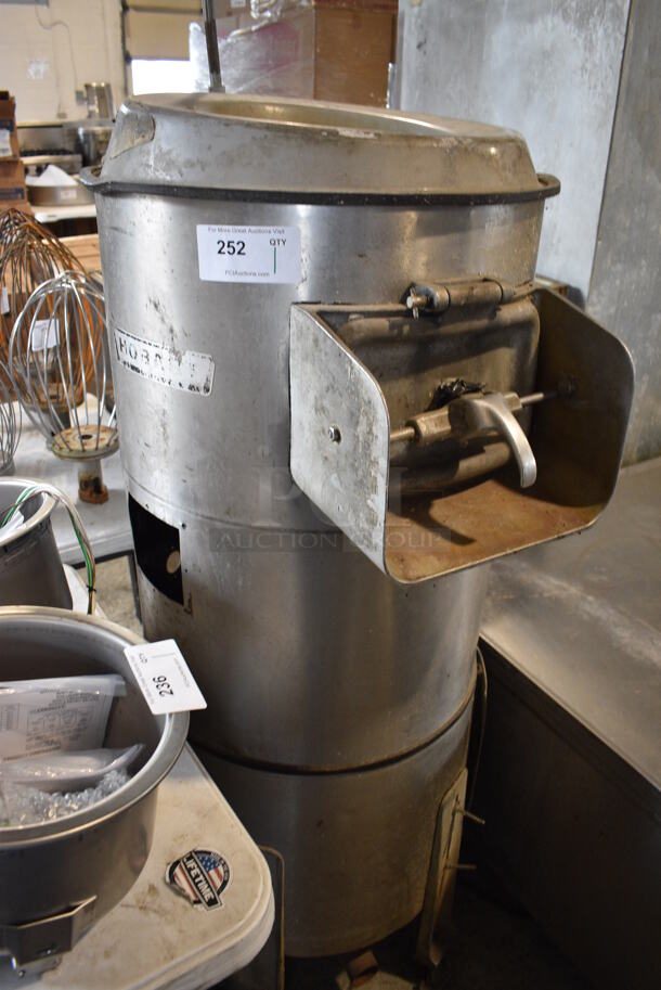 Hobart Metal Commercial Floor Style Potato Peeler. 115 Volts, 1 Phase. 24x30x68. Tested and Working! - Image 7 of 10