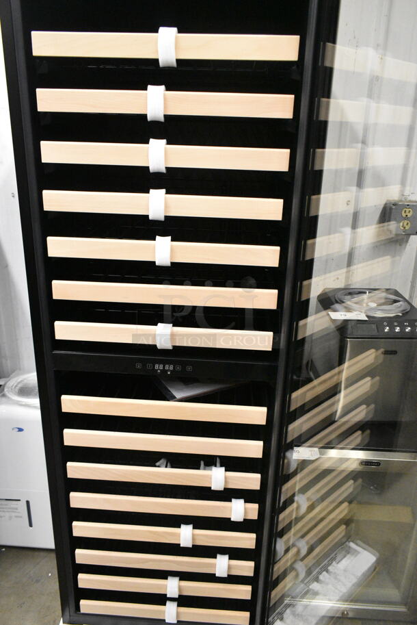 BRAND NEW SCRATCH AND DENT! Whynter BWR-1642DZ Metal Commercial Single Door Reach In 164 Bottle Dual Zone Wine Cooler Merchandiser. 120 Volts, 1 Phase. Tested and Working! - Image 4 of 8