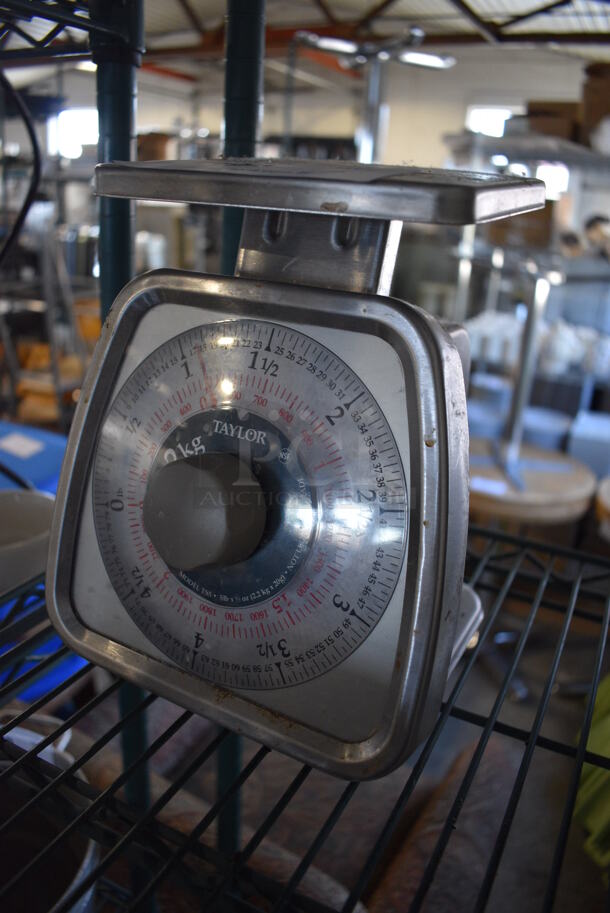 Taylor Metal Commercial Countertop Scale. 7x7x9 - Image 2 of 3
