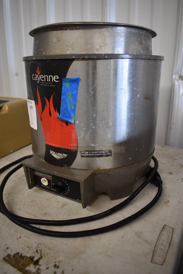 Vollrath HS-7 Stainless Steel Commercial Countertop Soup Kettle Food Warmer. 120 Volts, 1 Phase. 12x12x12. Tested and Working! - Image 4 of 7