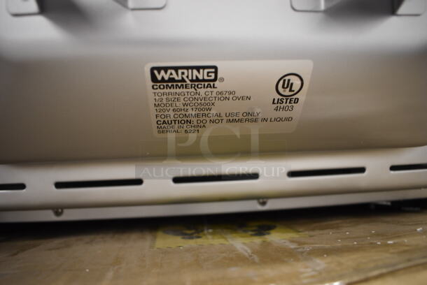 BRAND NEW IN BOX! Waring WCO500X Stainless Steel Commercial Countertop Half Size Convection Oven. 120 Volts, 1 Phase. 24x23x13. Tested and Working! - Image 6 of 8