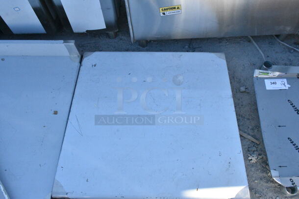 BRAND NEW SCRATCH AND DENT! Stainless Steel Tabletop and Under Shelf.  - Image 4 of 4