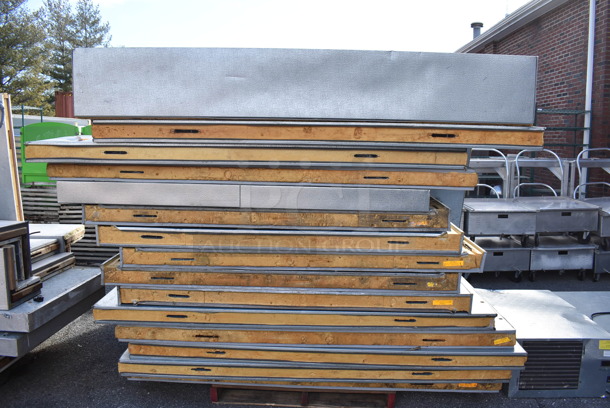 2 Norlake SELF CONTAINED Walk In Boxes; 6'x6'x7.5' Walk In Freezer w/ Copeland Compressor and Norlake Condenser and 6'x8'x7.5' Cooler w/ Copeland Compressor and Norlake CPB075DC-A Condenser. Both Walk Ins Come w/ Floors! 208-230 Volts, 1 Phase. 2 Times Your Bid! - Image 8 of 9