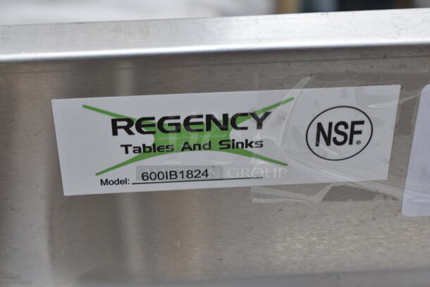 BRAND NEW SCRATCH AND DENT! Regency 600IB1824 18" x 24" Underbar Ice Bin - 77 lb. No Legs.  - Image 5 of 5
