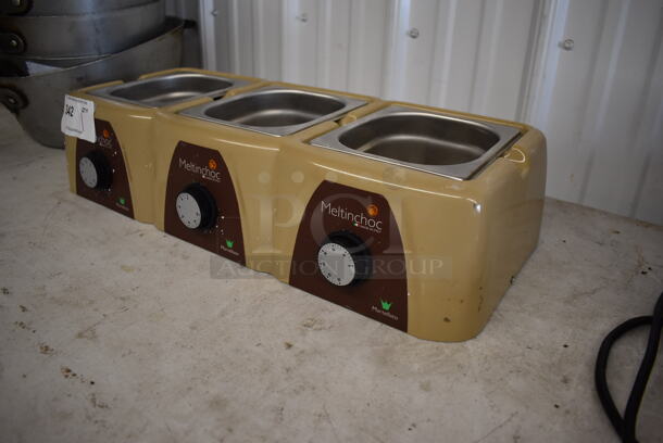 Martellato MC100110V Countertop 3 Well Chocolate Melter. 110 Volts, 1 Phase. 23x11x6. Tested and Working! - Image 5 of 7