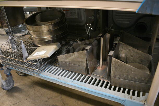 ALL ONE MONEY! Lot of Various Metal Items Including Bins and Sauce Pan. - Image 4 of 5