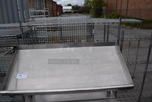 Stainless Steel Table w/ Over Shelf and Under Shelf on Commercial Casters. 48x30.5x63 - Image 5 of 7