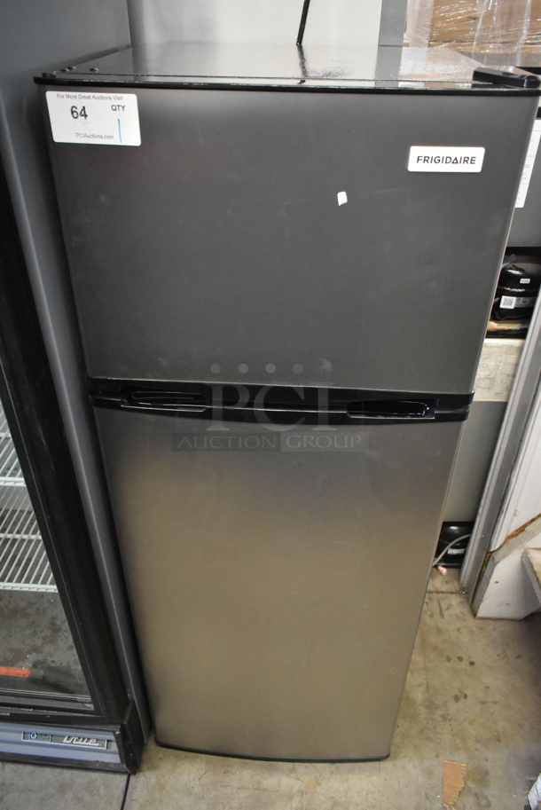 Frigidaire Metal Cooler Freezer Combo. 115 Volts, 1 Phase. Cannot Test Due To Damaged Plug